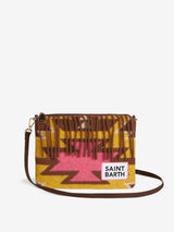 Parisienne Decke Umhängetasche Clutch mit Ethno-Print