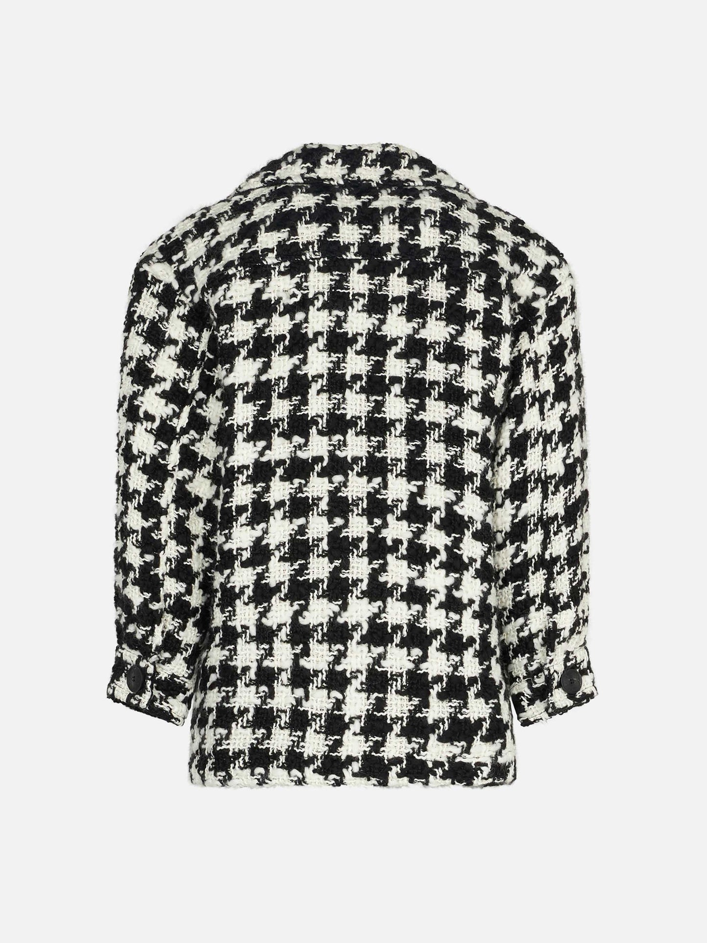 Girl overshirt jacket with pied de poule print - MC2 Saint Barth