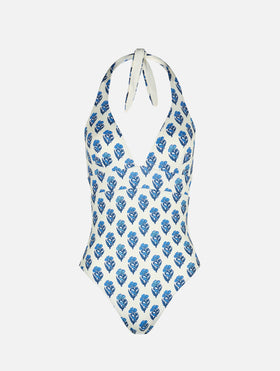 Woman one-piece flower Marylin swimsuit - MC2 Saint Barth