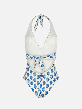 Woman one-piece flower Marylin swimsuit - MC2 Saint Barth