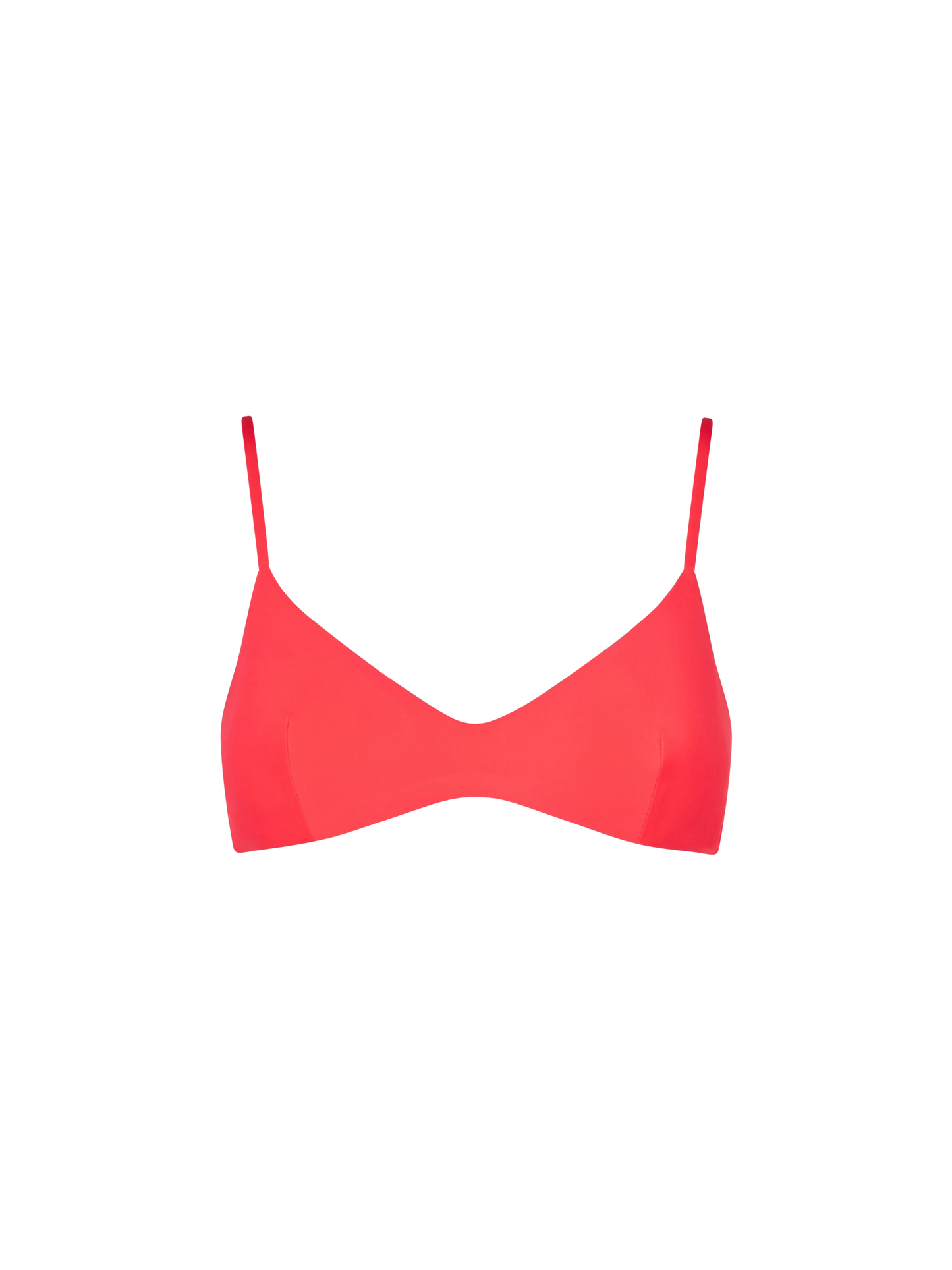 Woman fluo red bralette top - MC2 Saint Barth
