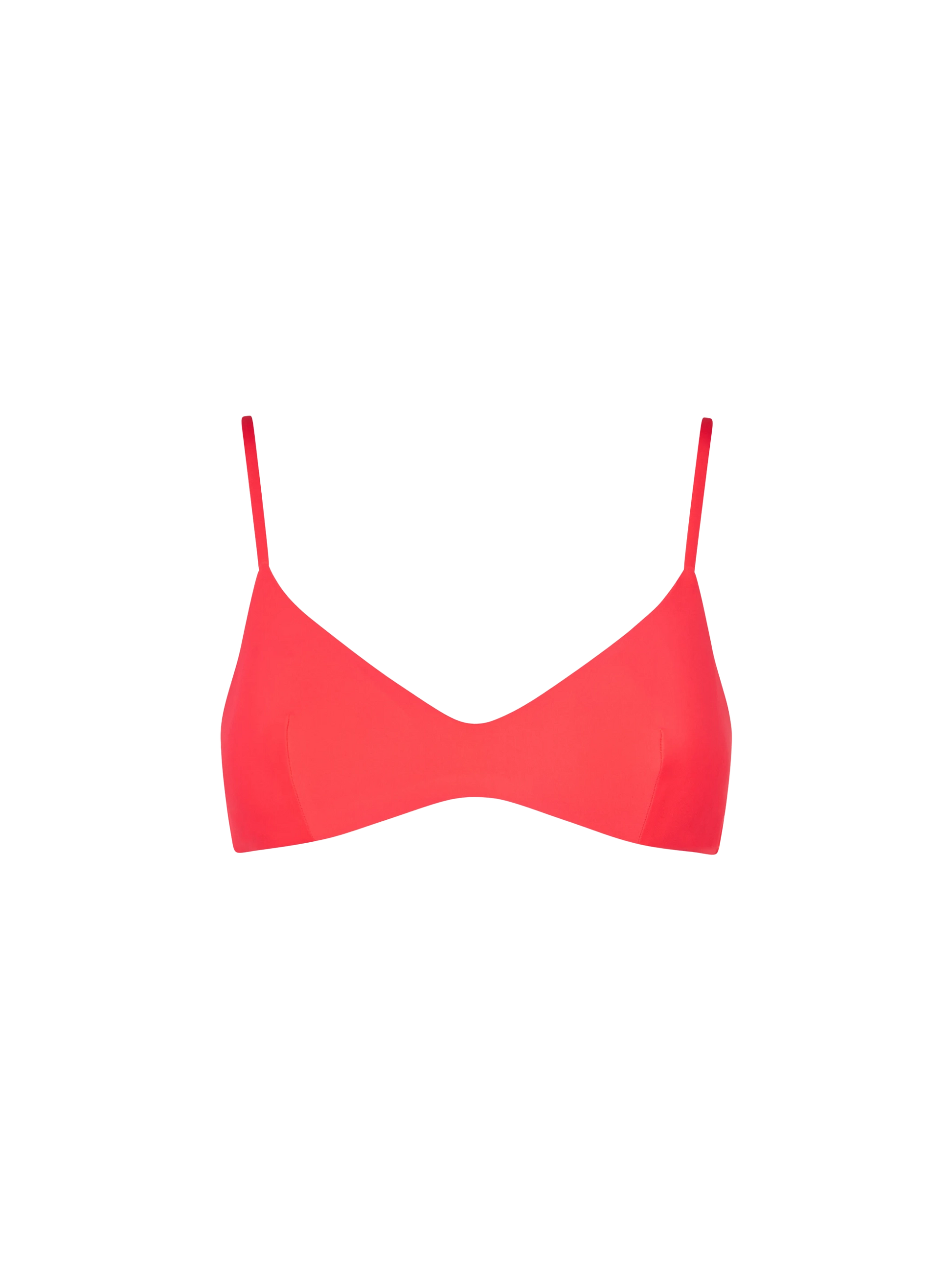 Woman fluo red bralette top - MC2 Saint Barth