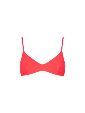Woman fluo red bralette top - MC2 Saint Barth