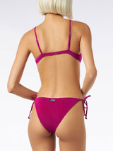 Bikini da donna a bralette  fucsia