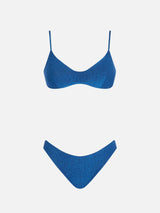 Woman lurex bralette bikini