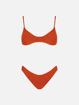 Damen-Bralette-Bikini aus Lurex