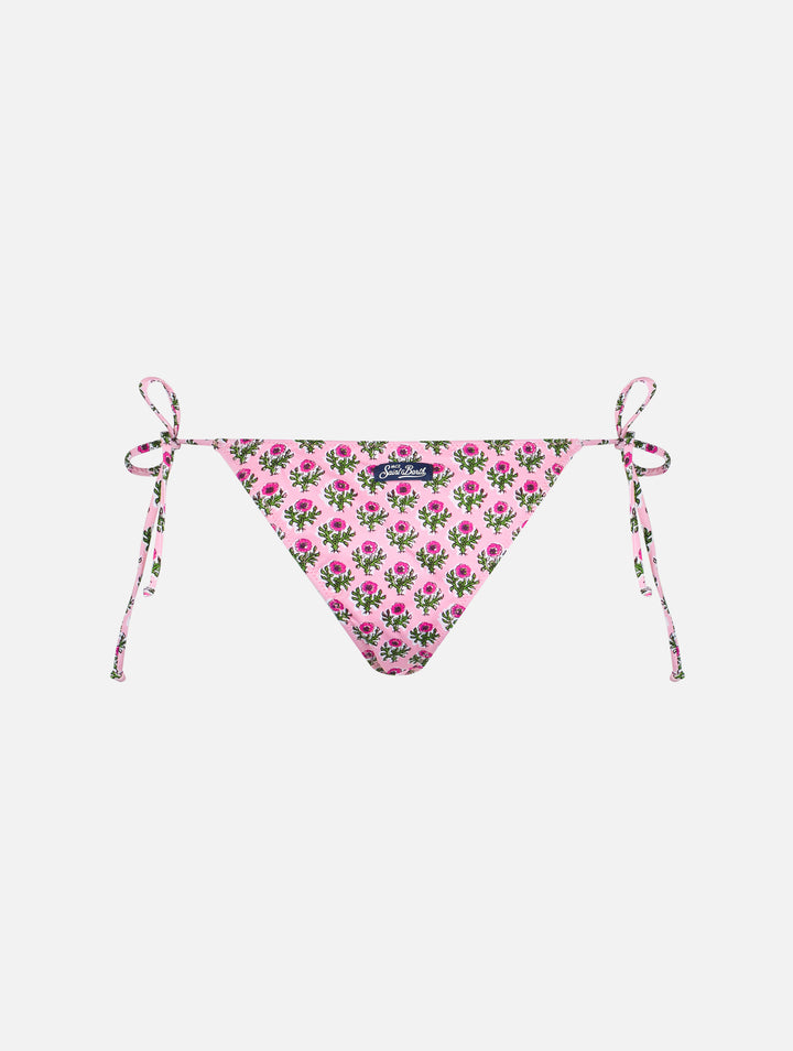 Woman radical flower classic swim briefs Marielle - MC2 Saint Barth