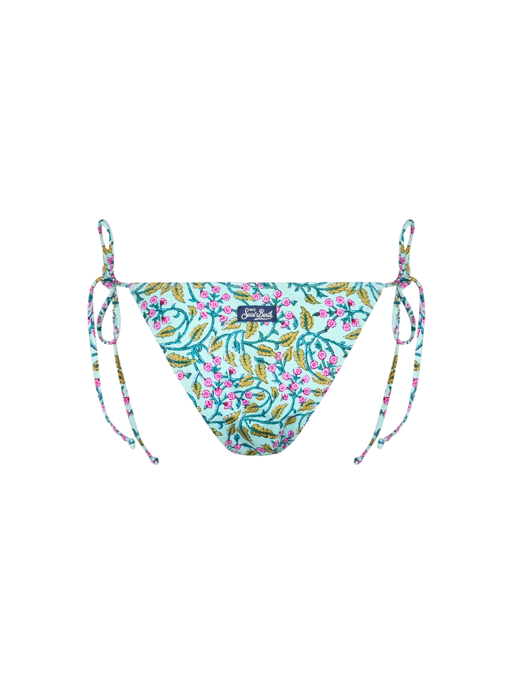 Woman radical flower classic swim briefs Marielle - MC2 Saint Barth