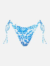 Woman swim briefs with pattern