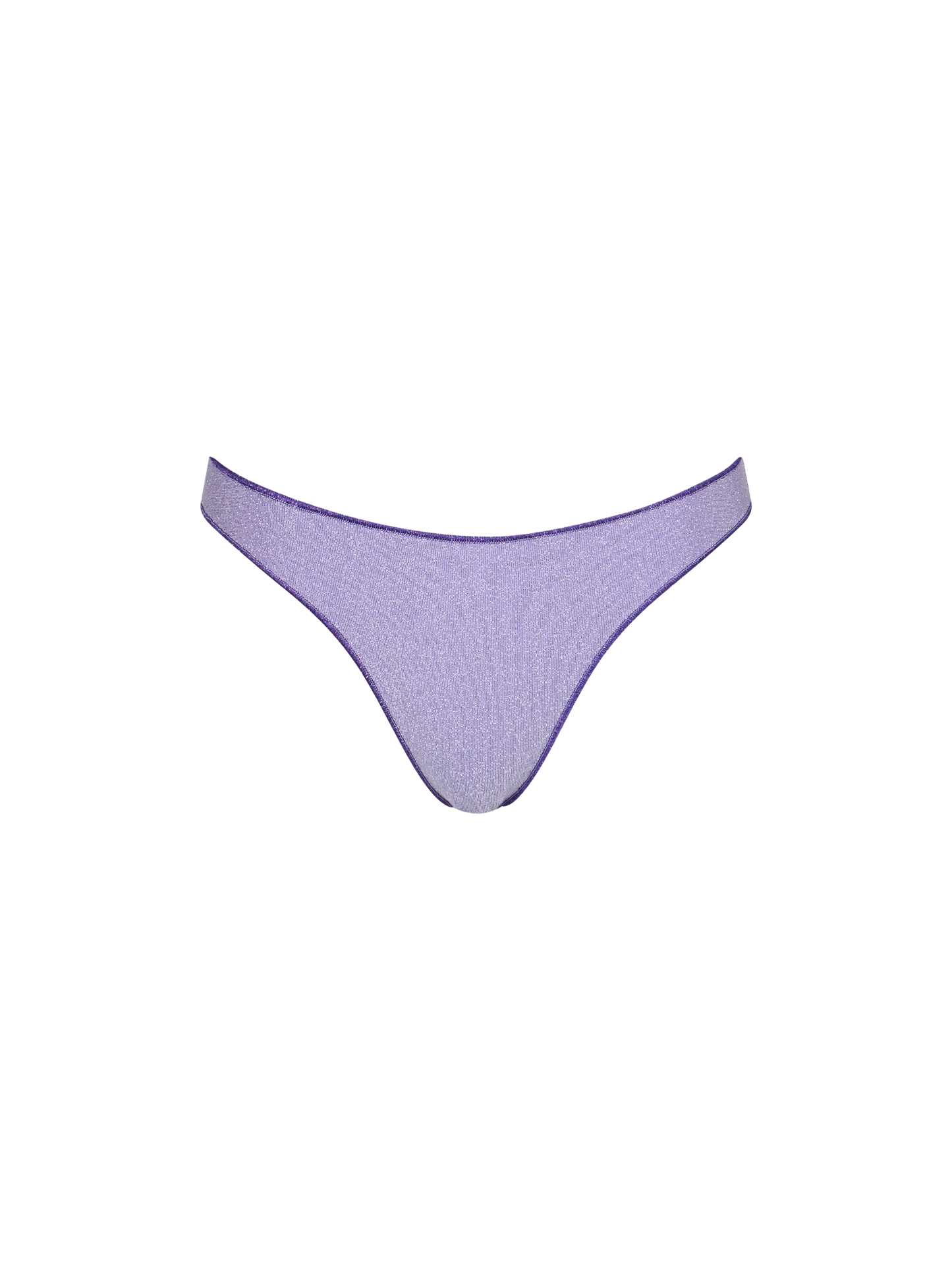 Woman lilac lurex cheeky swim briefs Naomi - MC2 Saint Barth