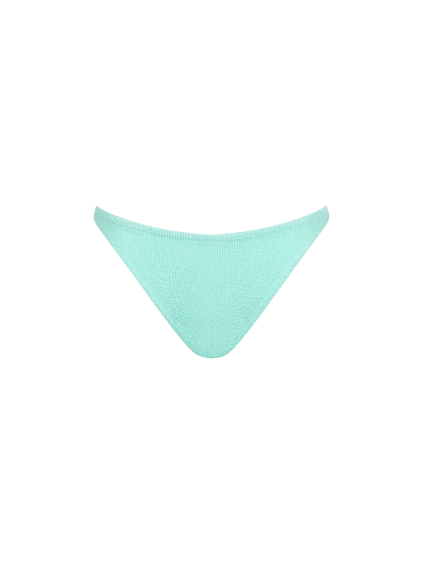 Woman sage green crinkle cheeky swim briefs Naomi - MC2 Saint Barth