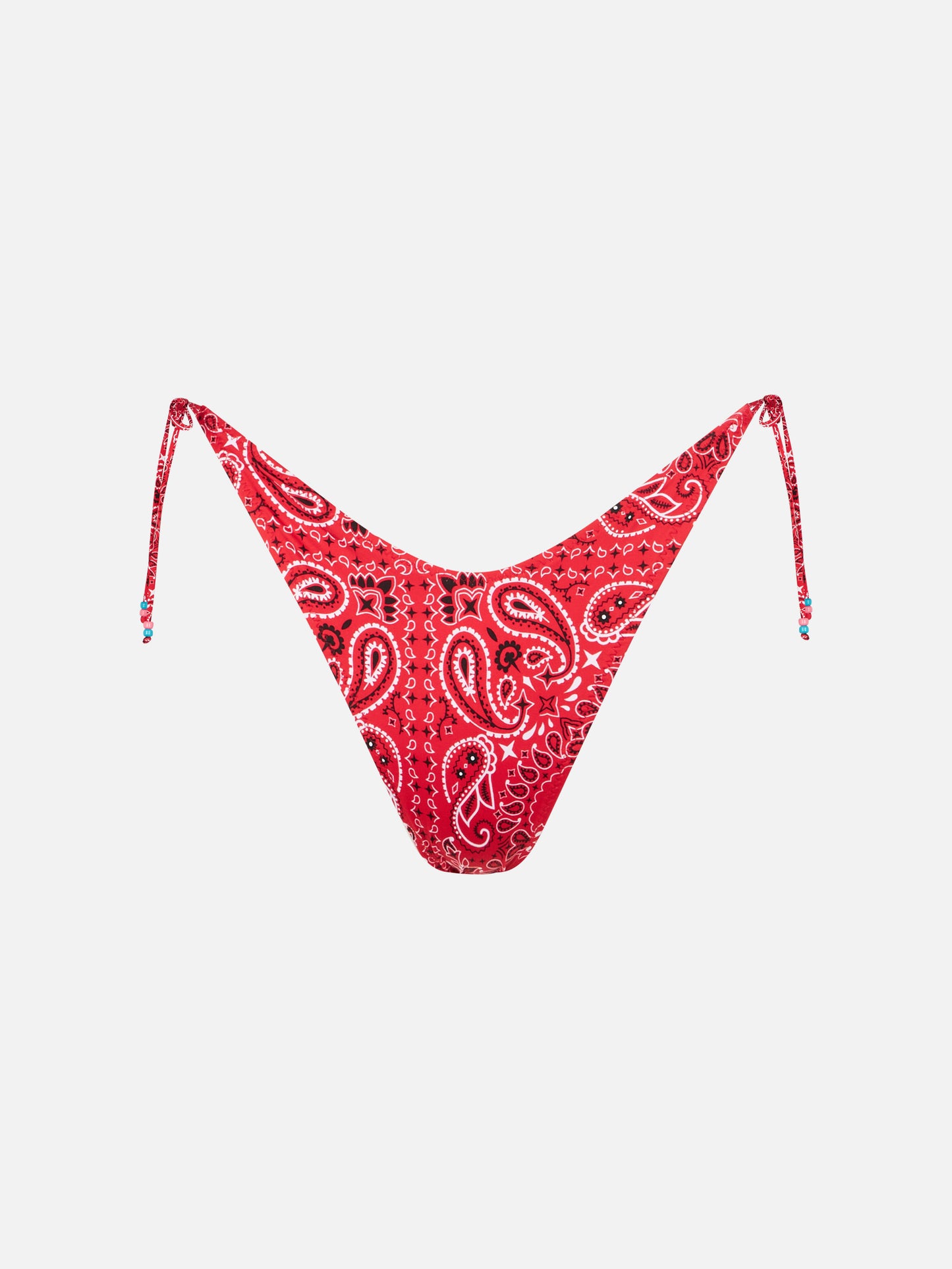Woman cheeky swim briefs with charms - MC2 Saint Barth