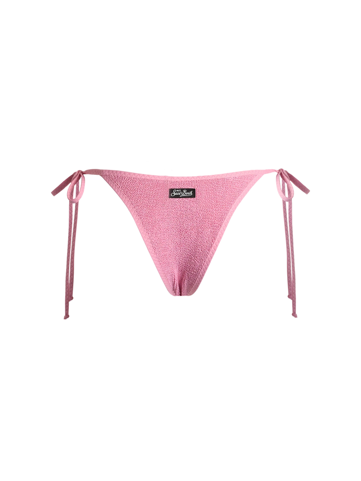 Woman crinkle cheeky swim briefs - MC2 Saint Barth
