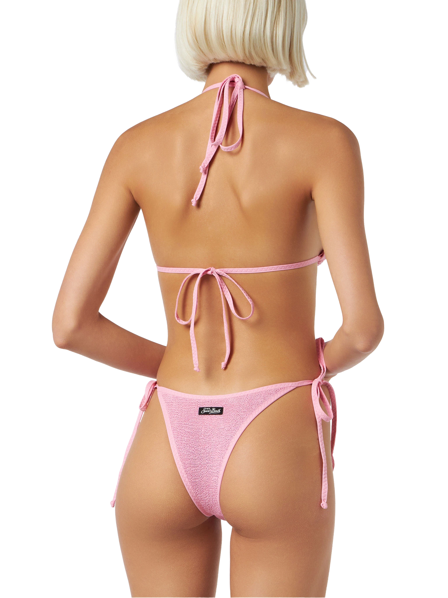 Woman crinkle cheeky swim briefs - MC2 Saint Barth