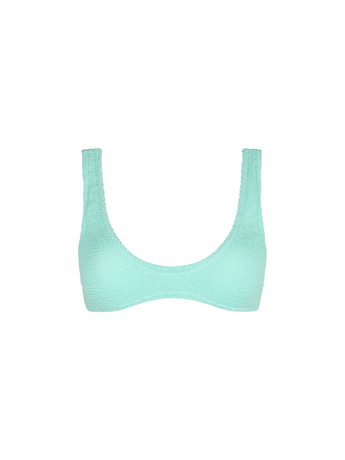 Woman sage green tiny crinkle bralette Pamy - MC2 Saint Barth