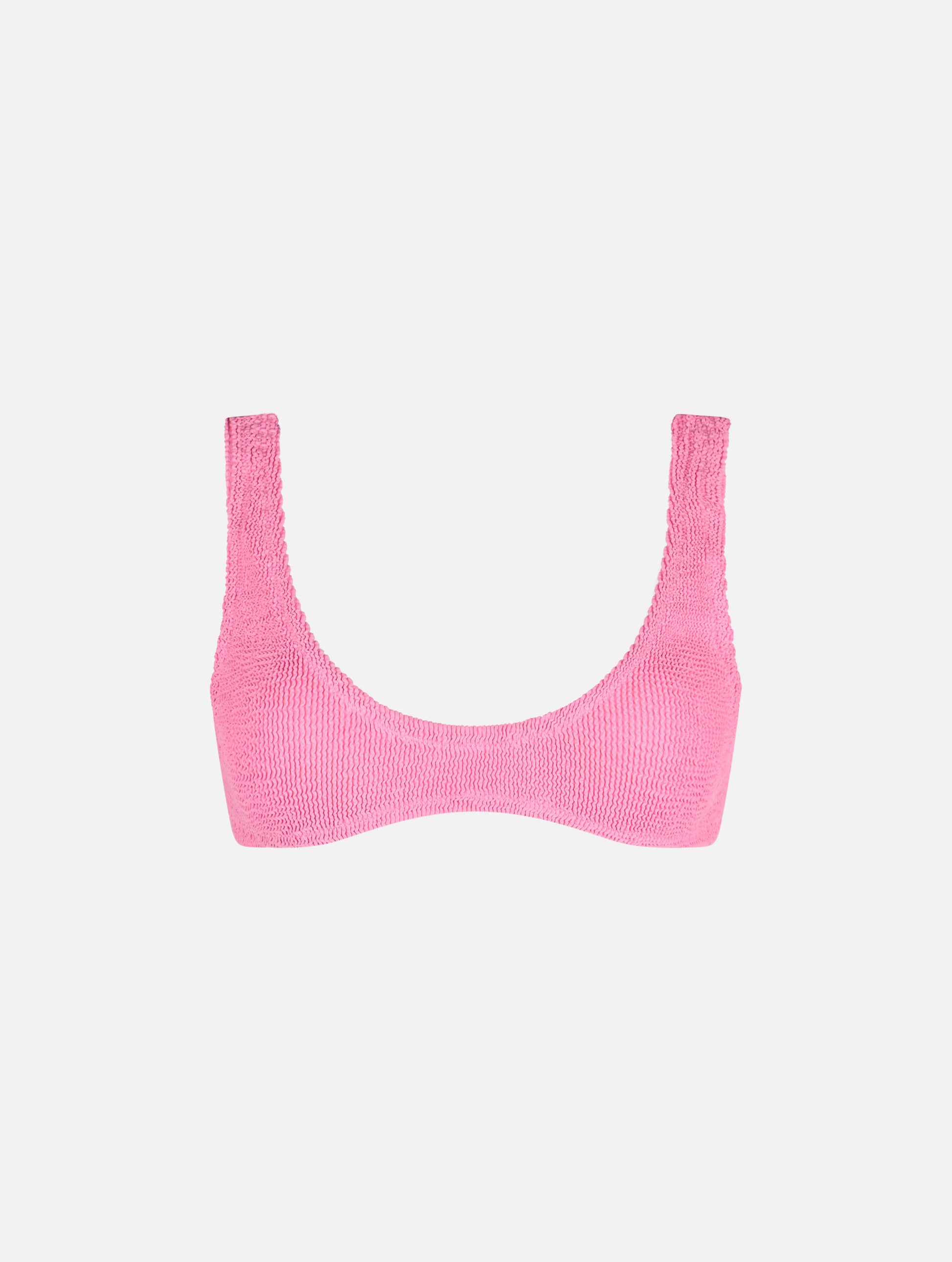 Woman pink tiny crinkle bralette Pamy - MC2 Saint Barth