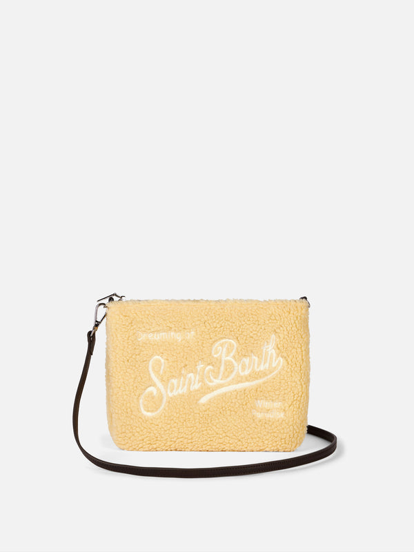 Pouch a tracolla Parisienne in sherpa 