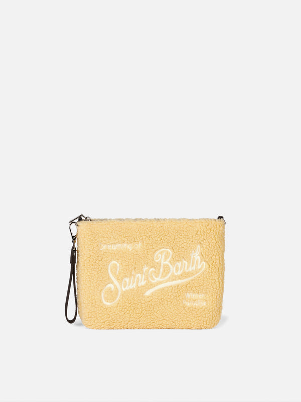 Pouch a tracolla Parisienne in sherpa 