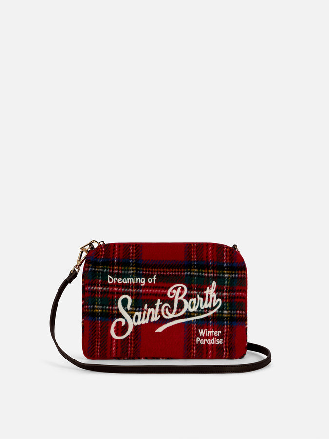 Mc2 Saint Barth Pouch a tracolla Parisienne con motivo tartan