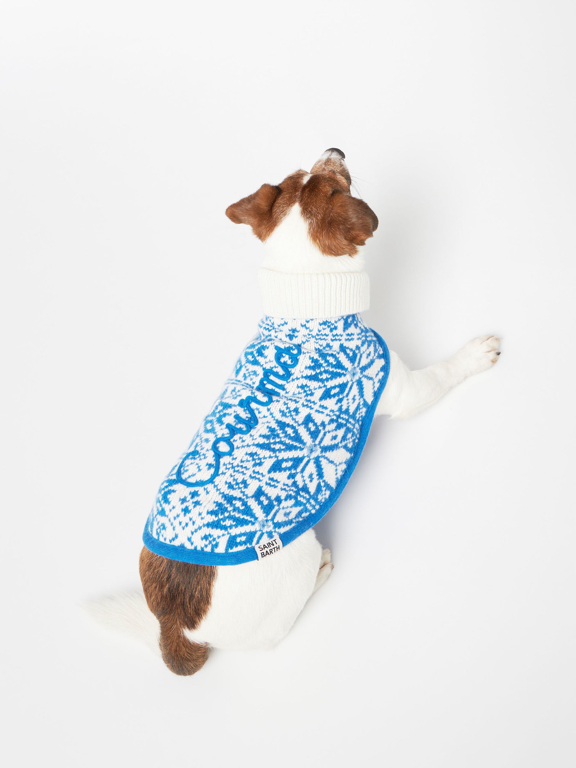 Dog sweater with nordic jacquard - MC2 Saint Barth