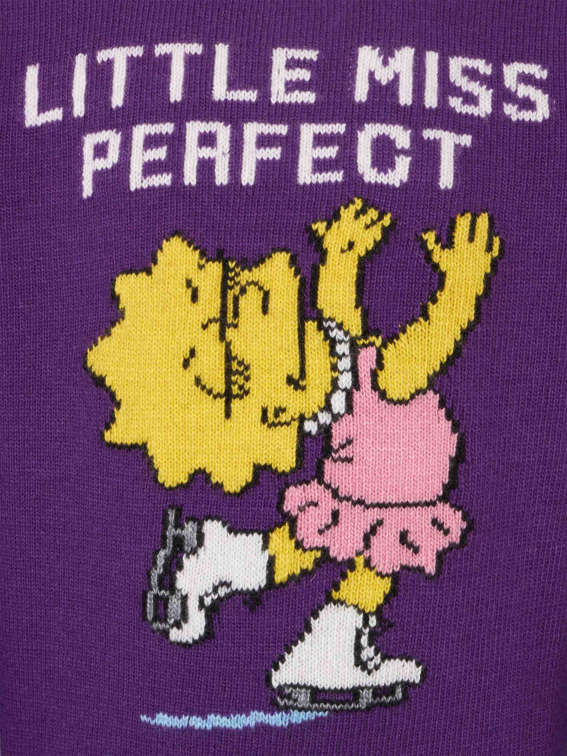 Girl crewneck sweater with Lisa Simpson print | THE SIMPSON SPECIAL EDITION - MC2 Saint Barth