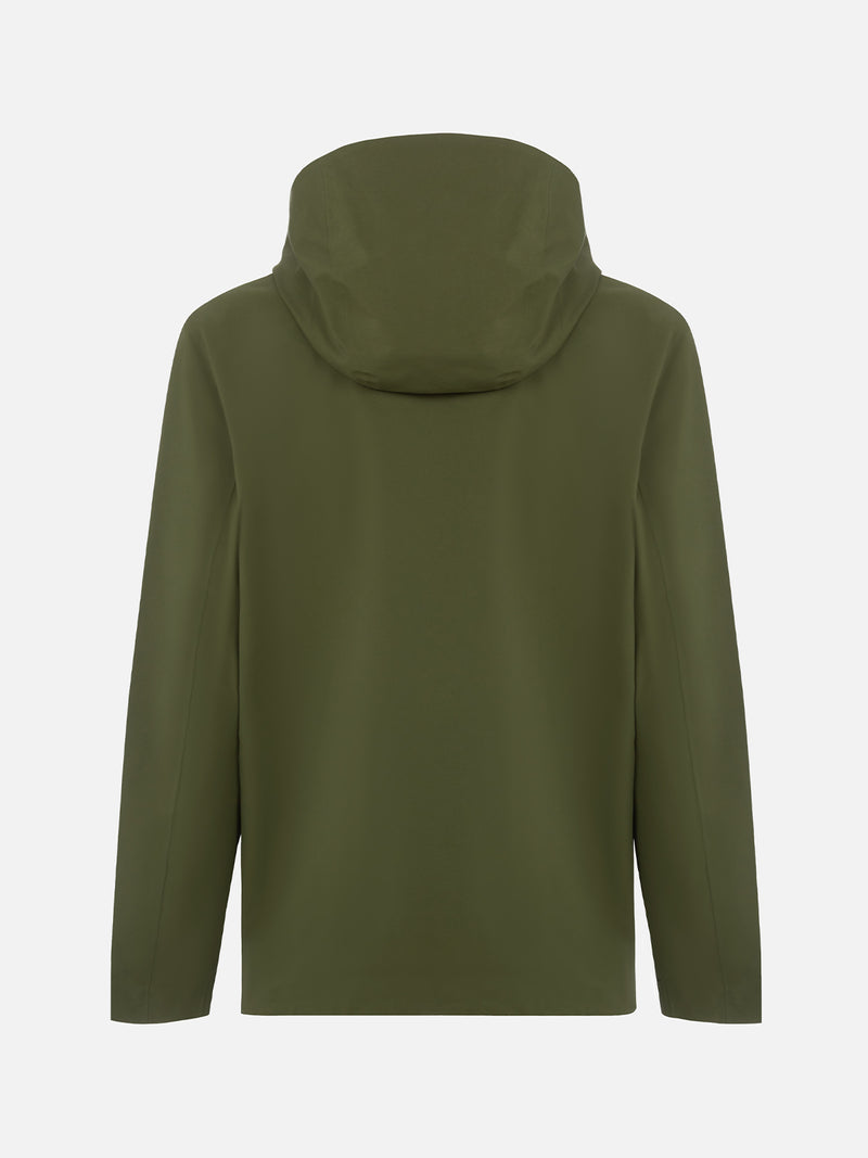 Man military green 3-layers hooded jacket Parson