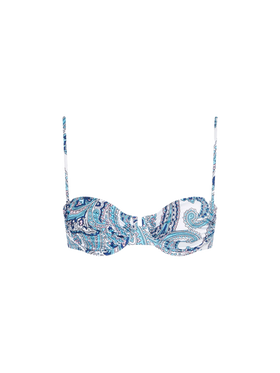 Woman underwired bralette with paisley print - MC2 Saint Barth