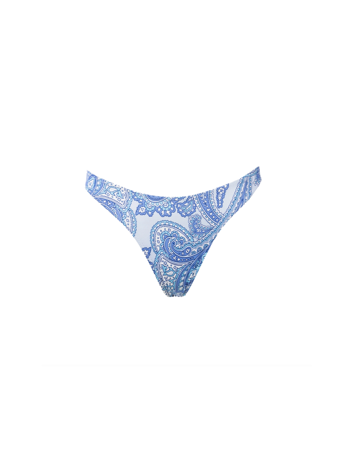 Woman paisley cheeky swim briefs Naomi