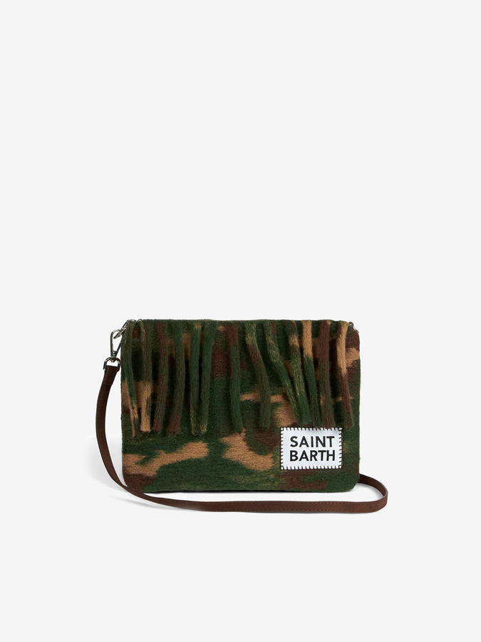 Mc2 Saint Barth Pouch a tracolla coperta Parisienne con stampa camouflage