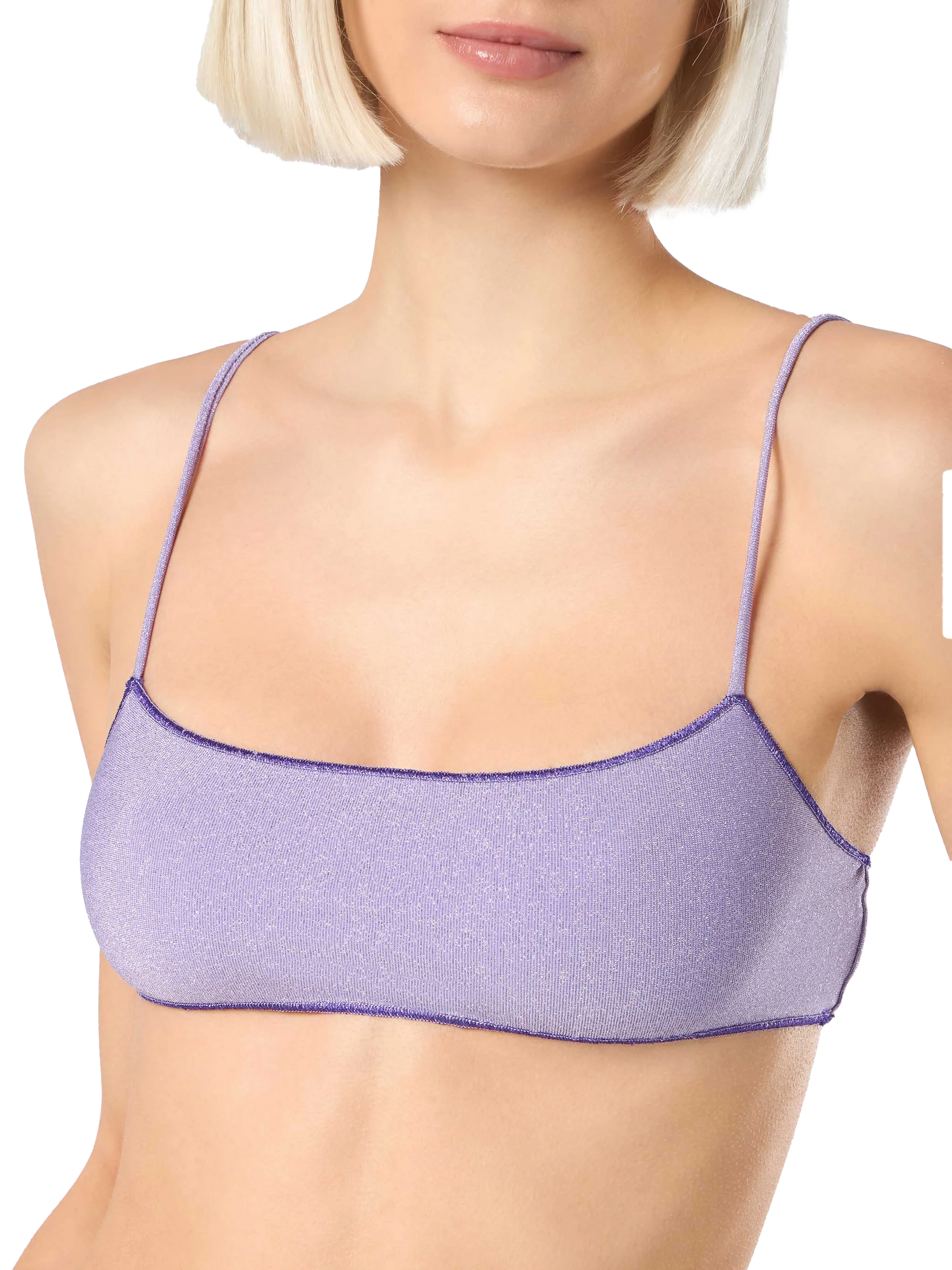 Woman lurex bralette beach top Sadie - MC2 Saint Barth