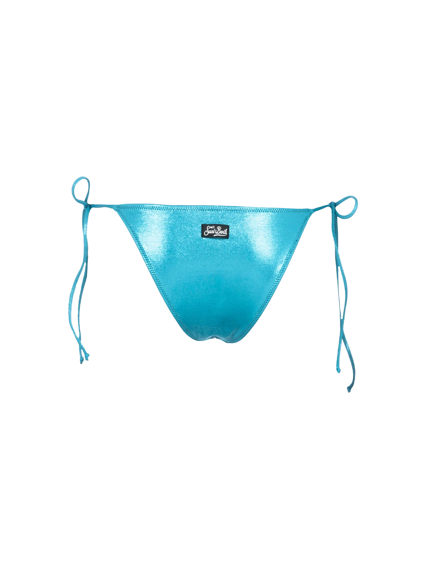 Woman lamina teal classic swim briefs Marielle - MC2 Saint Barth