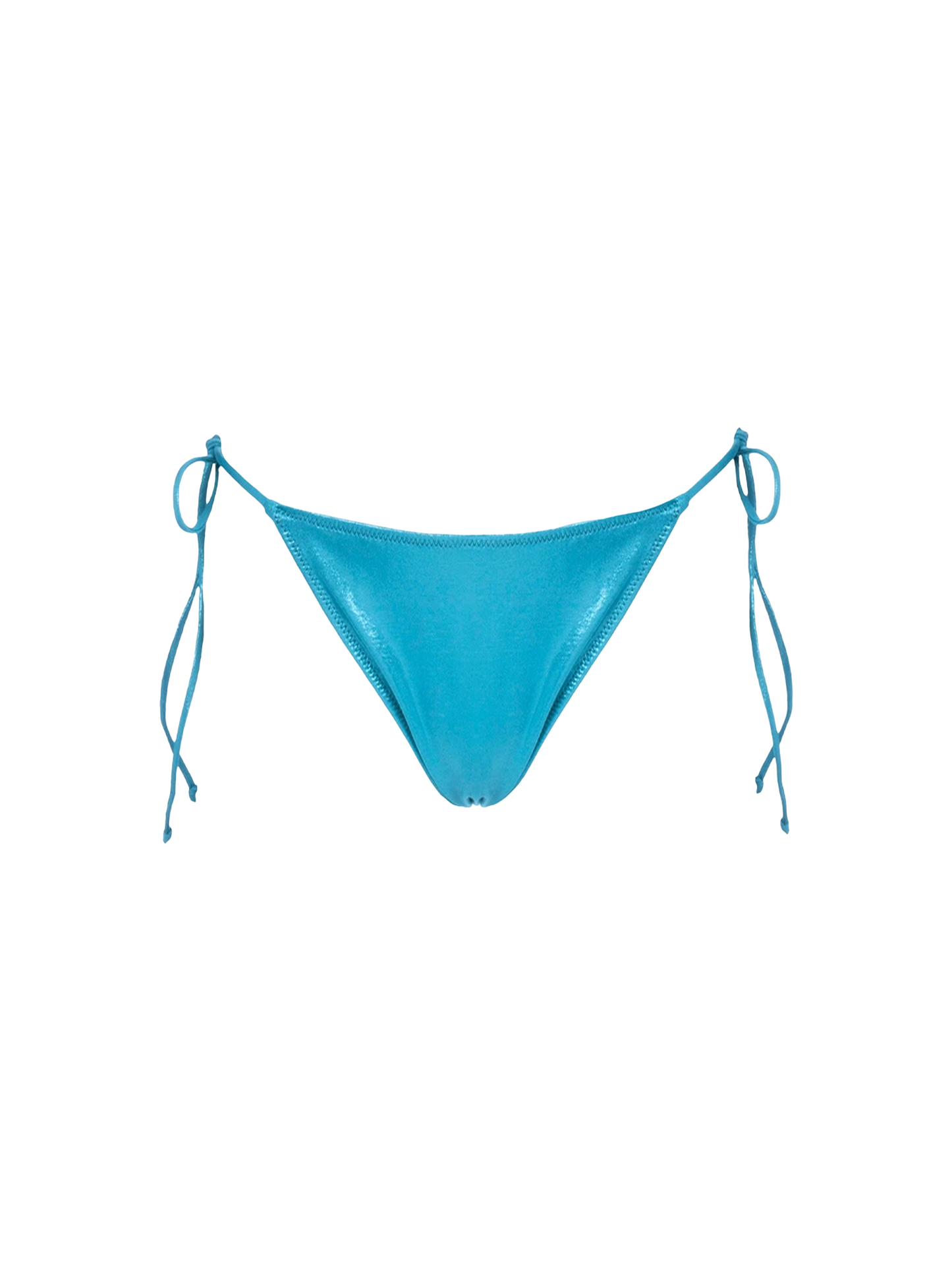 Woman lamina teal classic swim briefs Marielle - MC2 Saint Barth