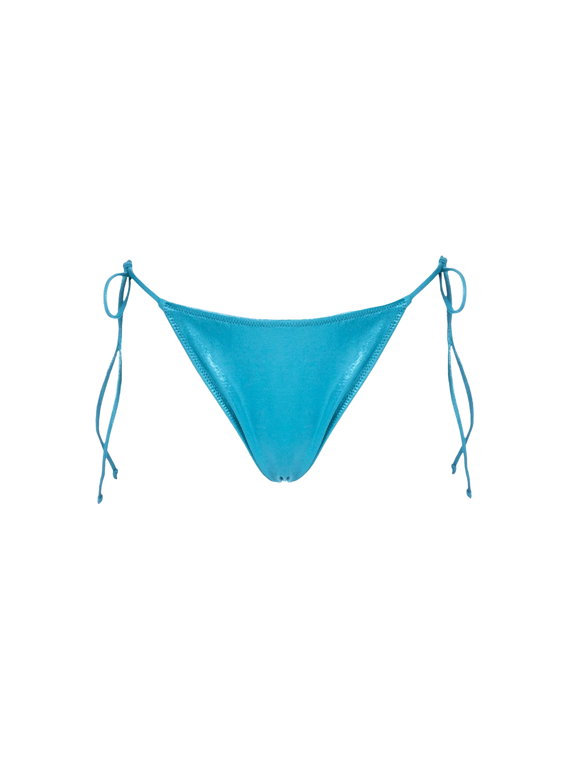 Woman lamina teal classic swim briefs Marielle - MC2 Saint Barth