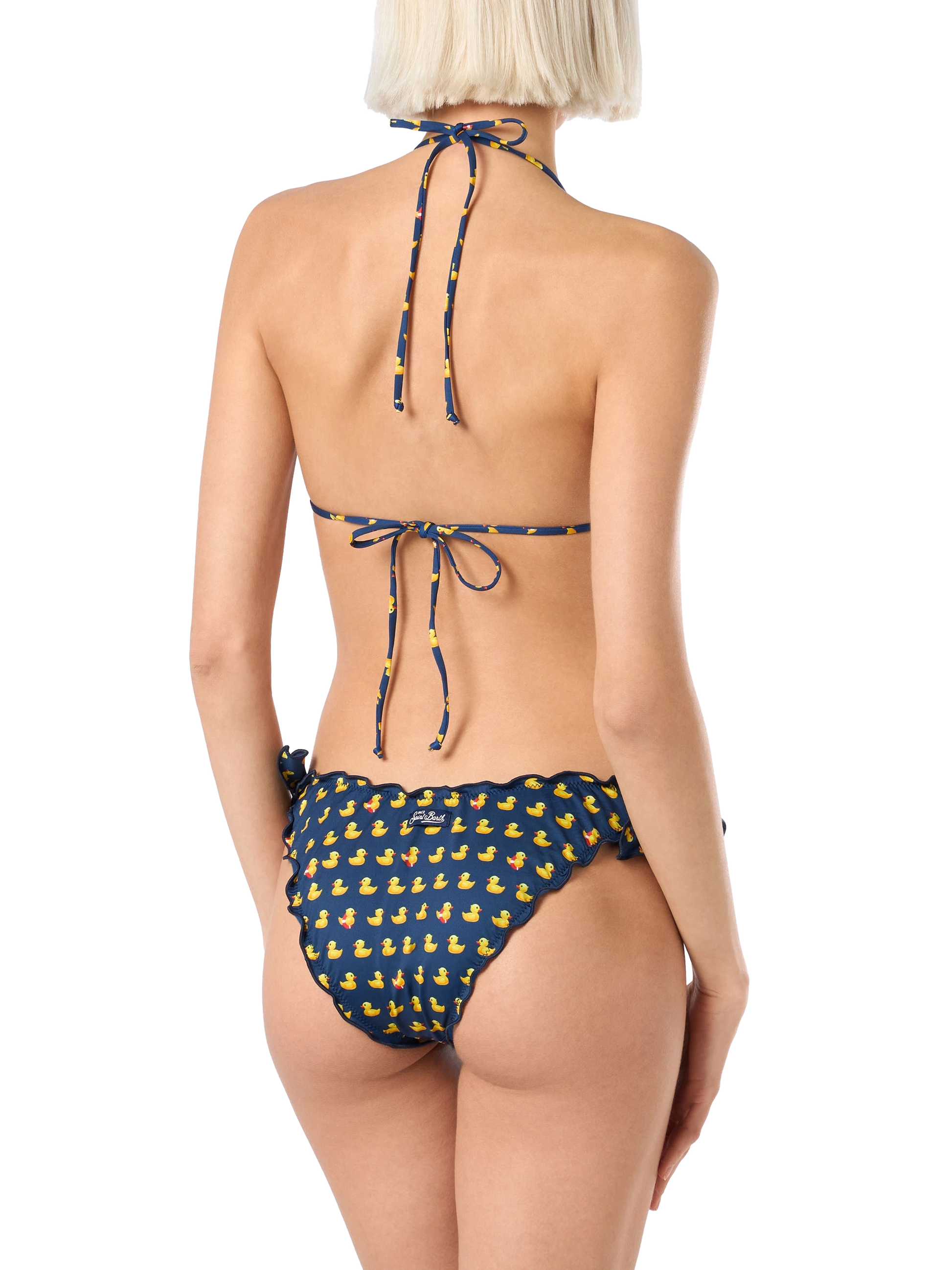 Moon classic swim briefs with ducky print - MC2 Saint Barth