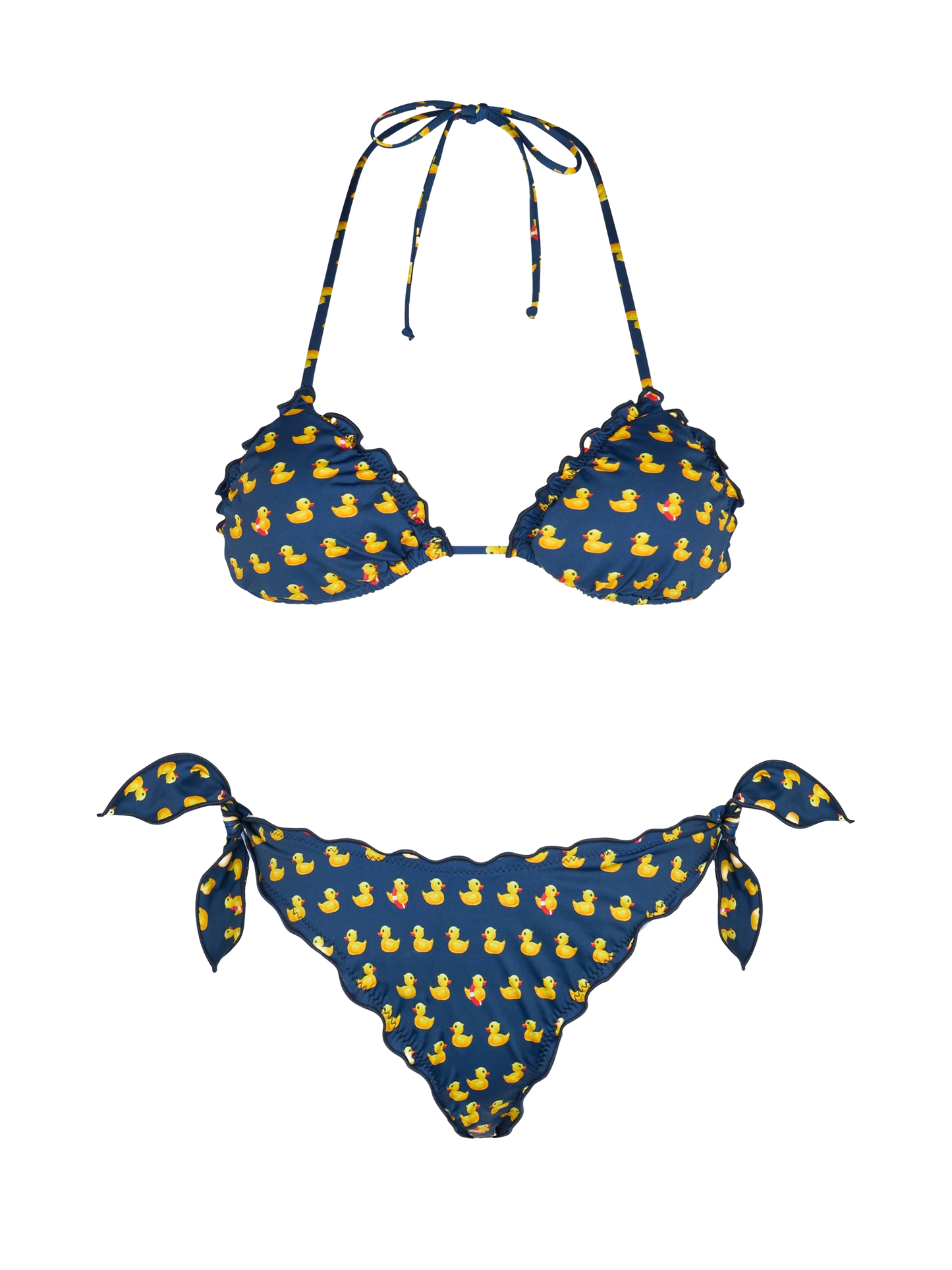 Triangle bikini Sagittarius Moon with ducky print - MC2 Saint Barth