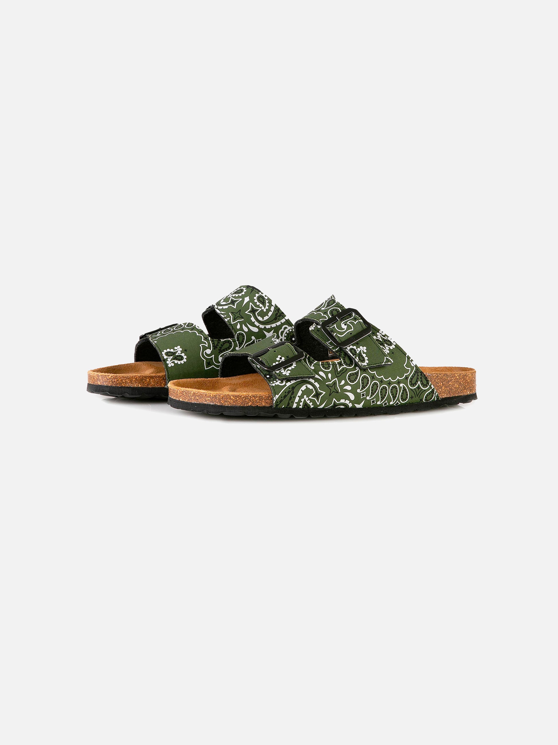 Man sandals with bandanna print - MC2 Saint Barth