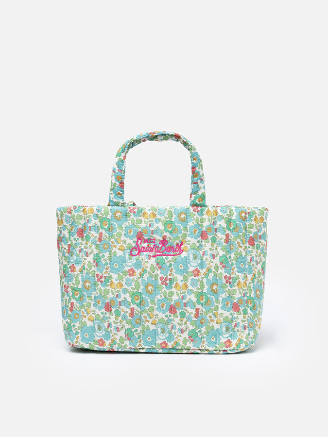 Mc2 Saint Barth Borsa media Soft Tote trapuntata Betsy | REALIZZATO CON TESSUTO LIBERTY