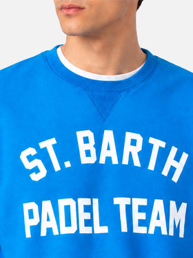 Felpa in cotone con stampa St. Barth Padel Team