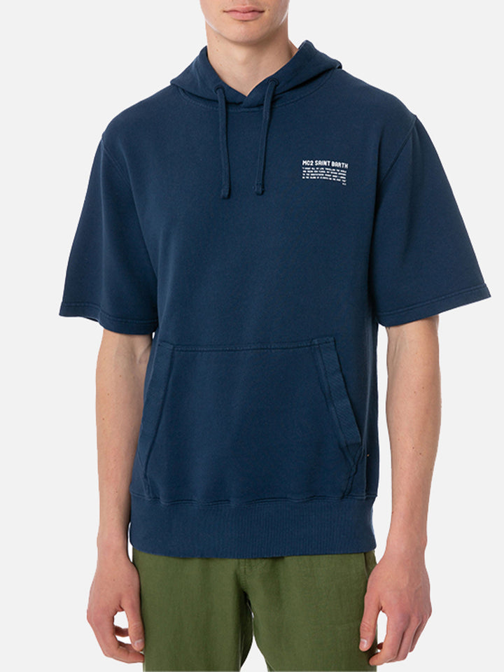 Man short sleeve hoodie - MC2 Saint Barth