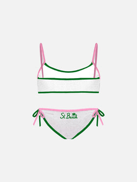 Girl terry bralette bikini - MC2 Saint Barth
