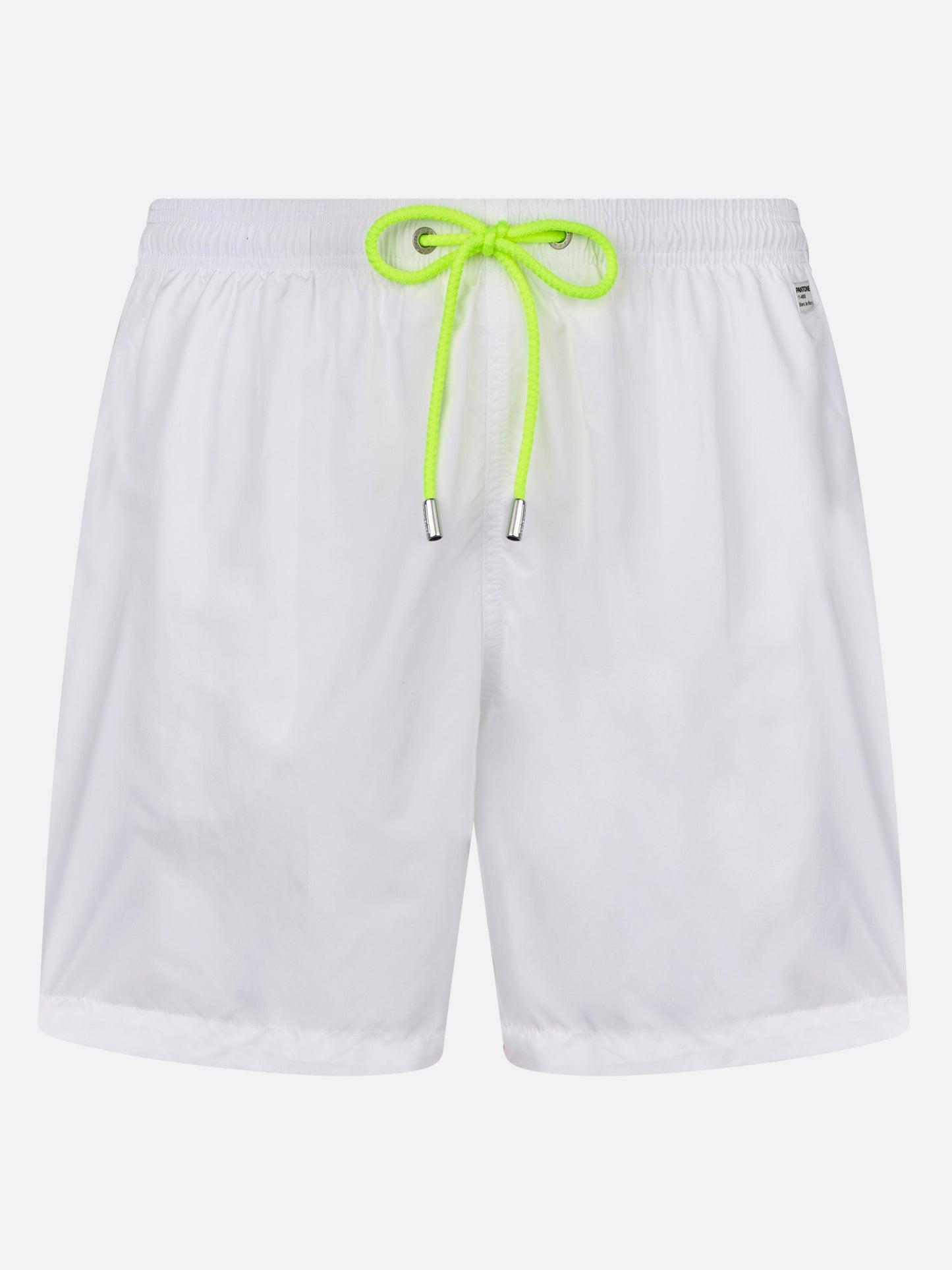 Man lightweight fabric white swim shorts Lighting Pantone | PANTONE® SPECIAL EDITION - MC2 Saint Barth