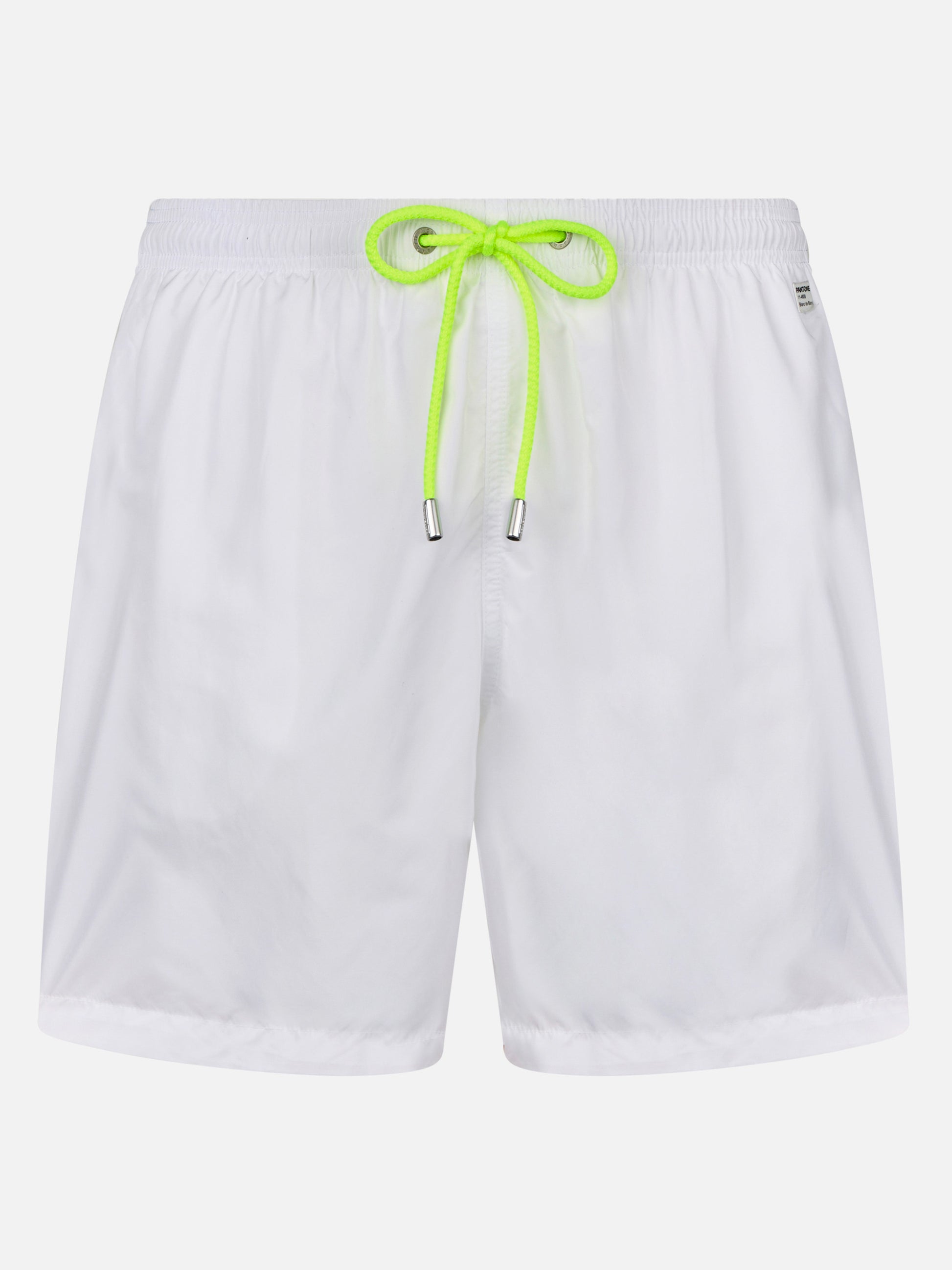 Man lightweight fabric white swim shorts Lighting Pantone | PANTONE® SPECIAL EDITION - MC2 Saint Barth