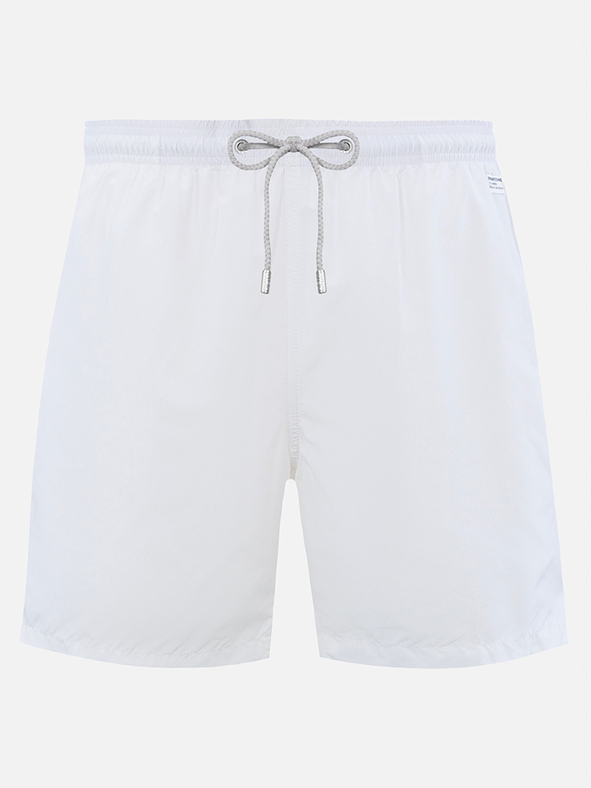 Man lightweight fabric white swim shorts Lighting Pantone | PANTONE® SPECIAL EDITION - MC2 Saint Barth