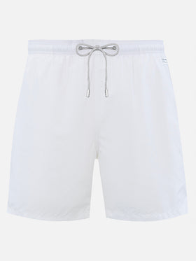 Man lightweight fabric white swim shorts Lighting Pantone | PANTONE® SPECIAL EDITION - MC2 Saint Barth