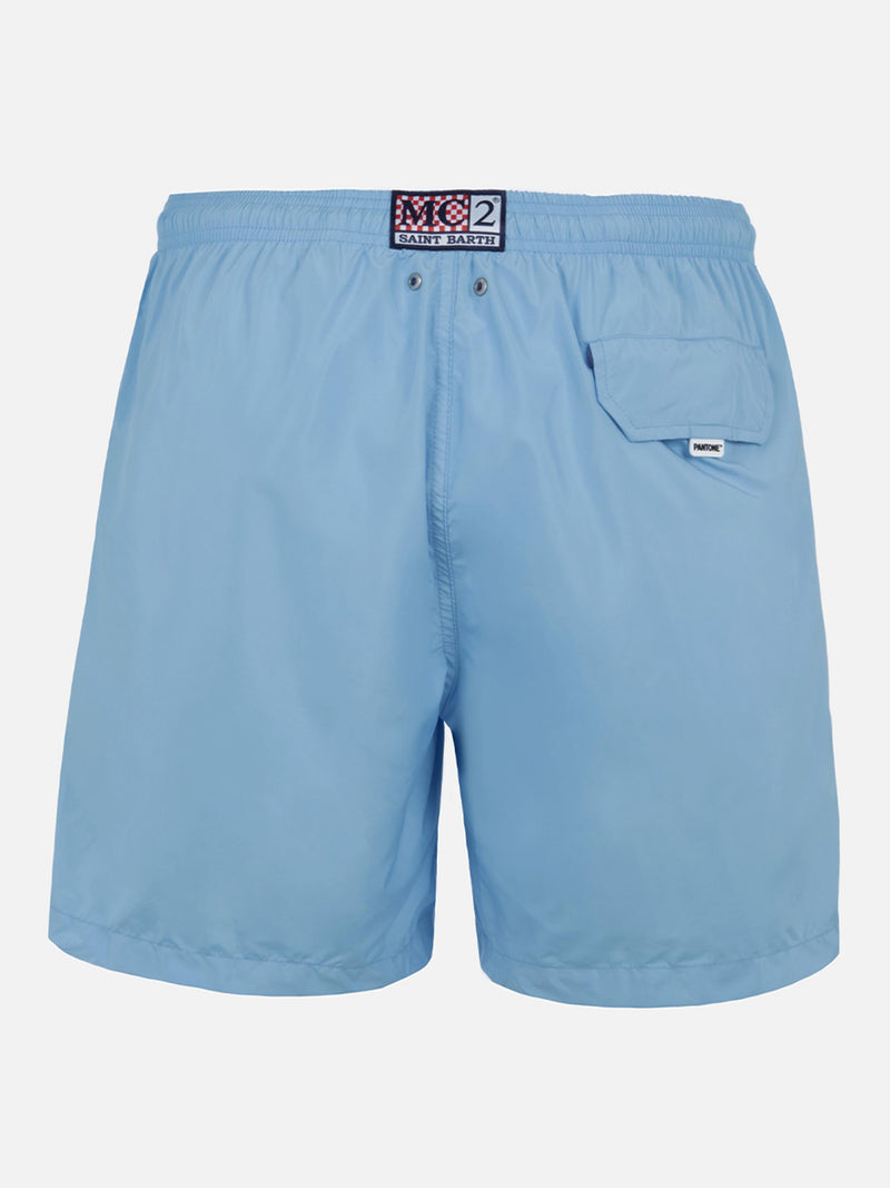 Herren hellblaue Badeshorts | PANTONE® SONDERAUSGABE