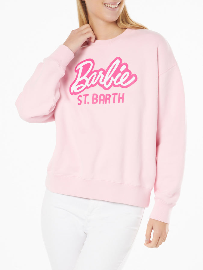 Mc2 Saint Barth Felpa da donna con stampa Barbie St. Barth | EDIZIONE SPECIALE BARBIE