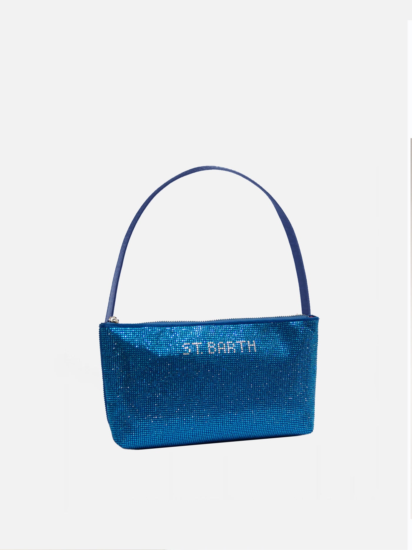 Mini bag with bluette rhinestones - MC2 Saint Barth