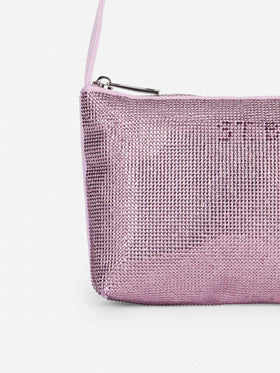 Mini bag with lilac rhinestones - MC2 Saint Barth