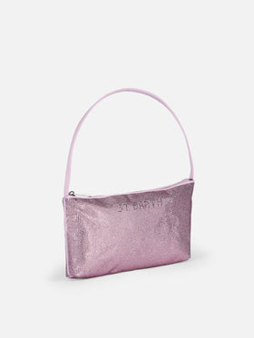 Mini bag with lilac rhinestones - MC2 Saint Barth