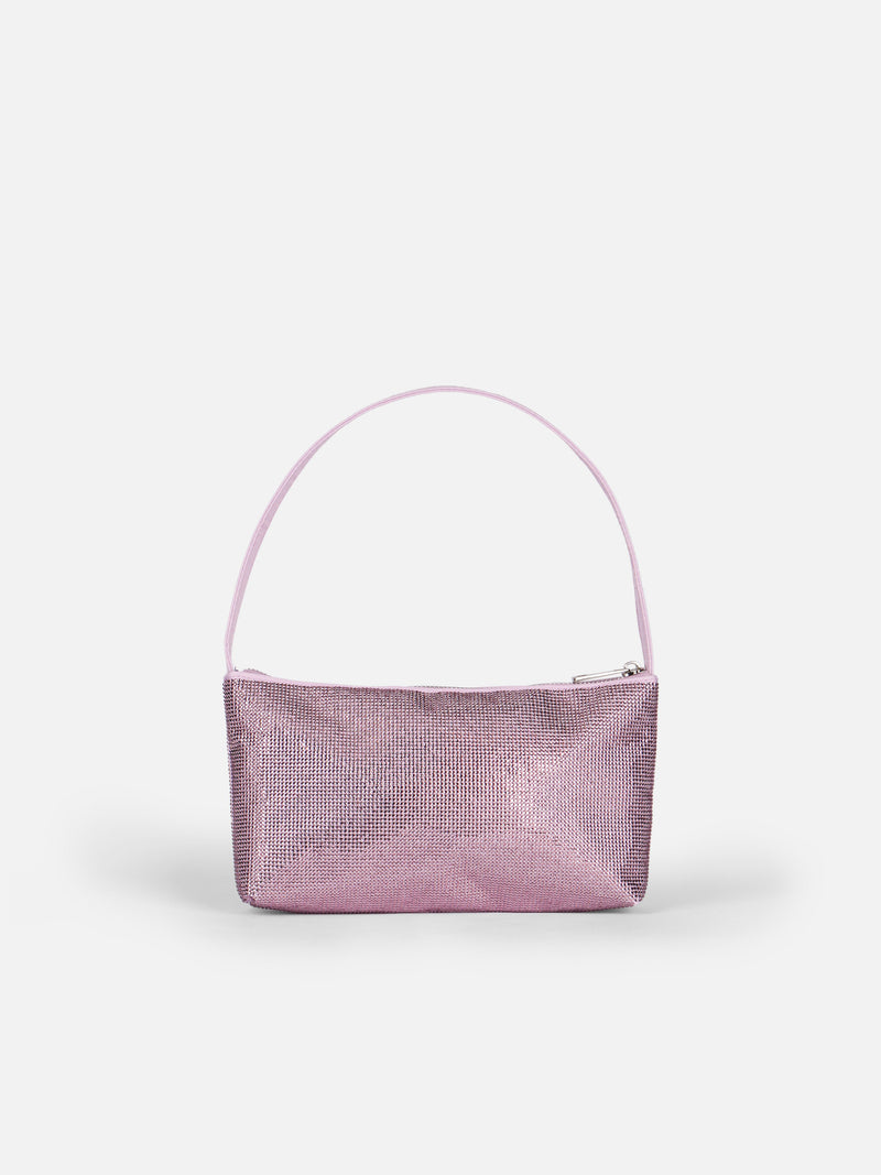 Pink bag with rhinestones | Loavies